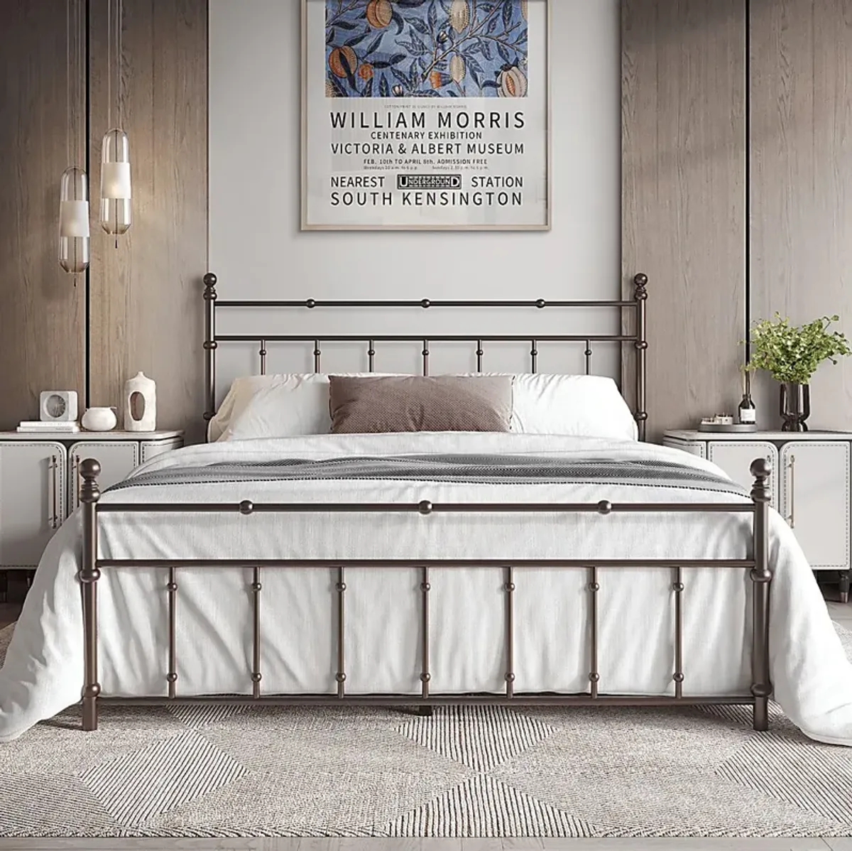 Griffincast Brown Twin Bed