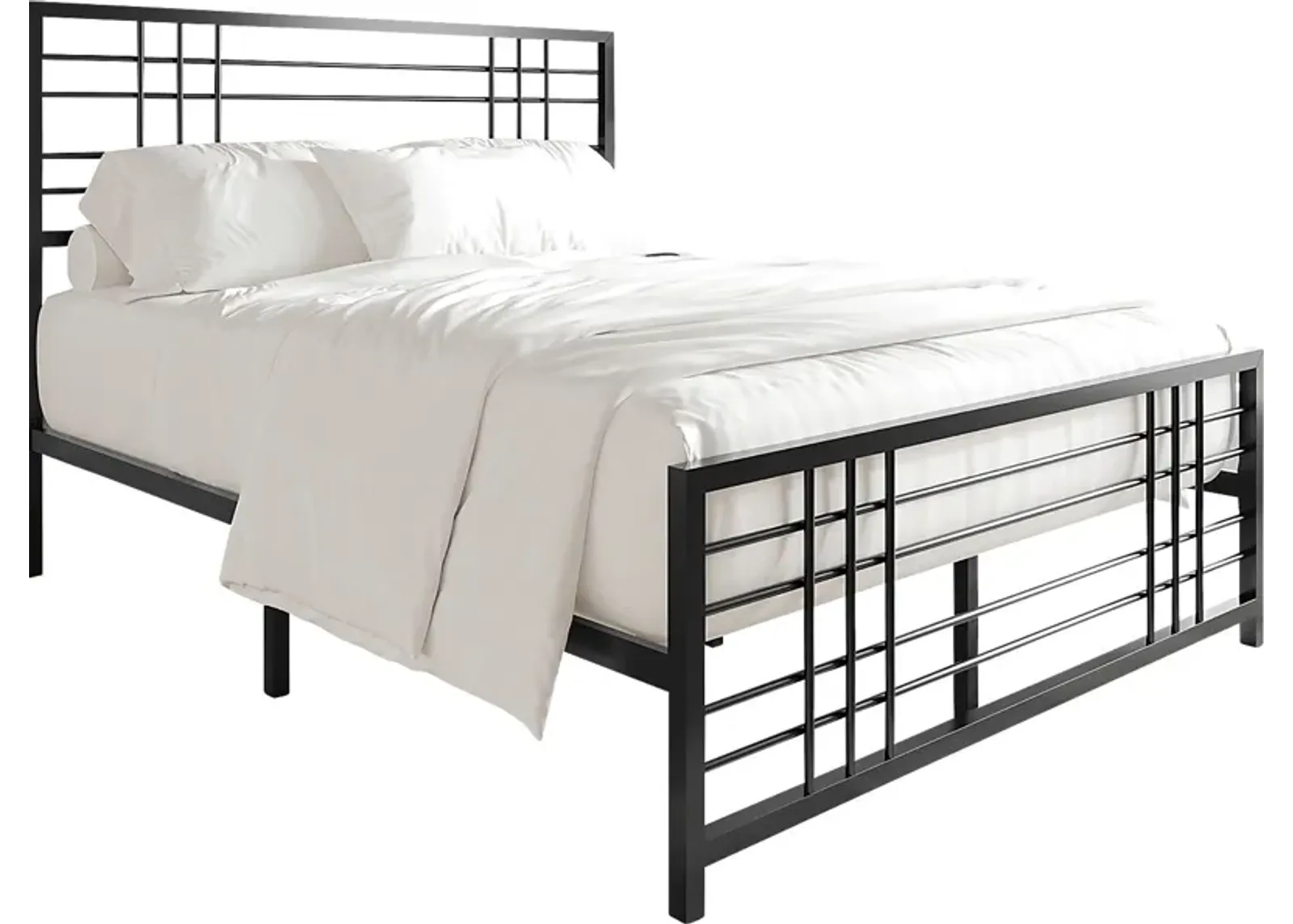 Alpires Black Twin Bed