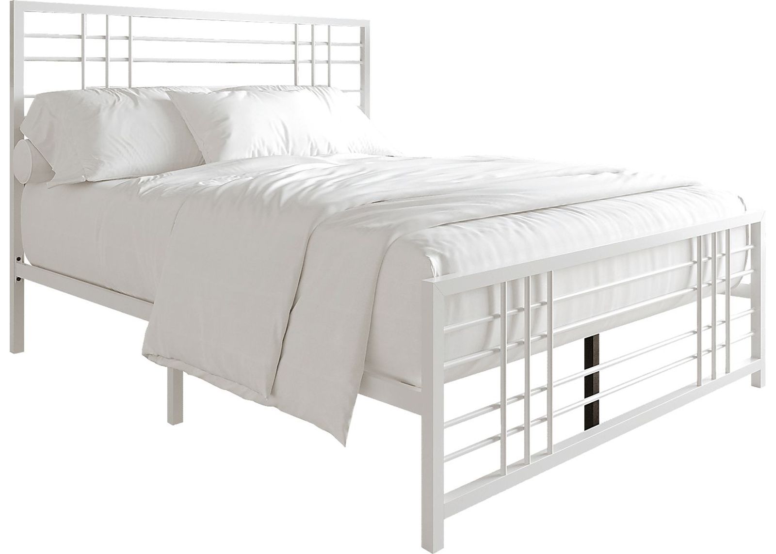 Alpires White Twin Bed