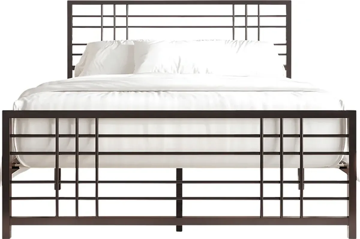 Alpires Brown Twin Bed