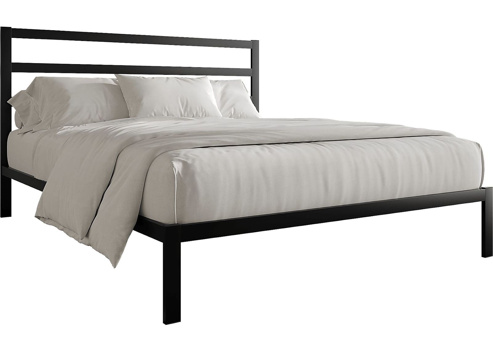 Mazefruit Black Twin Bed