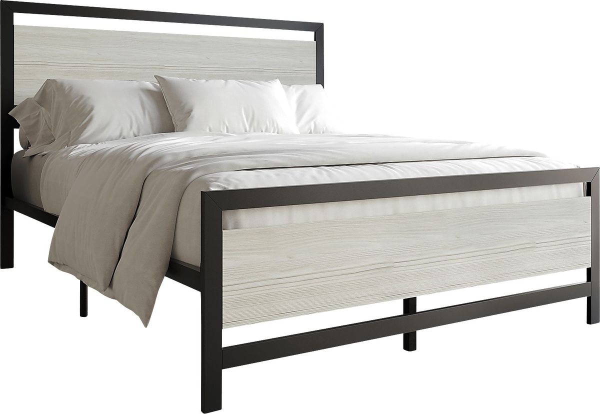 Diamondbite Gray Twin Bed