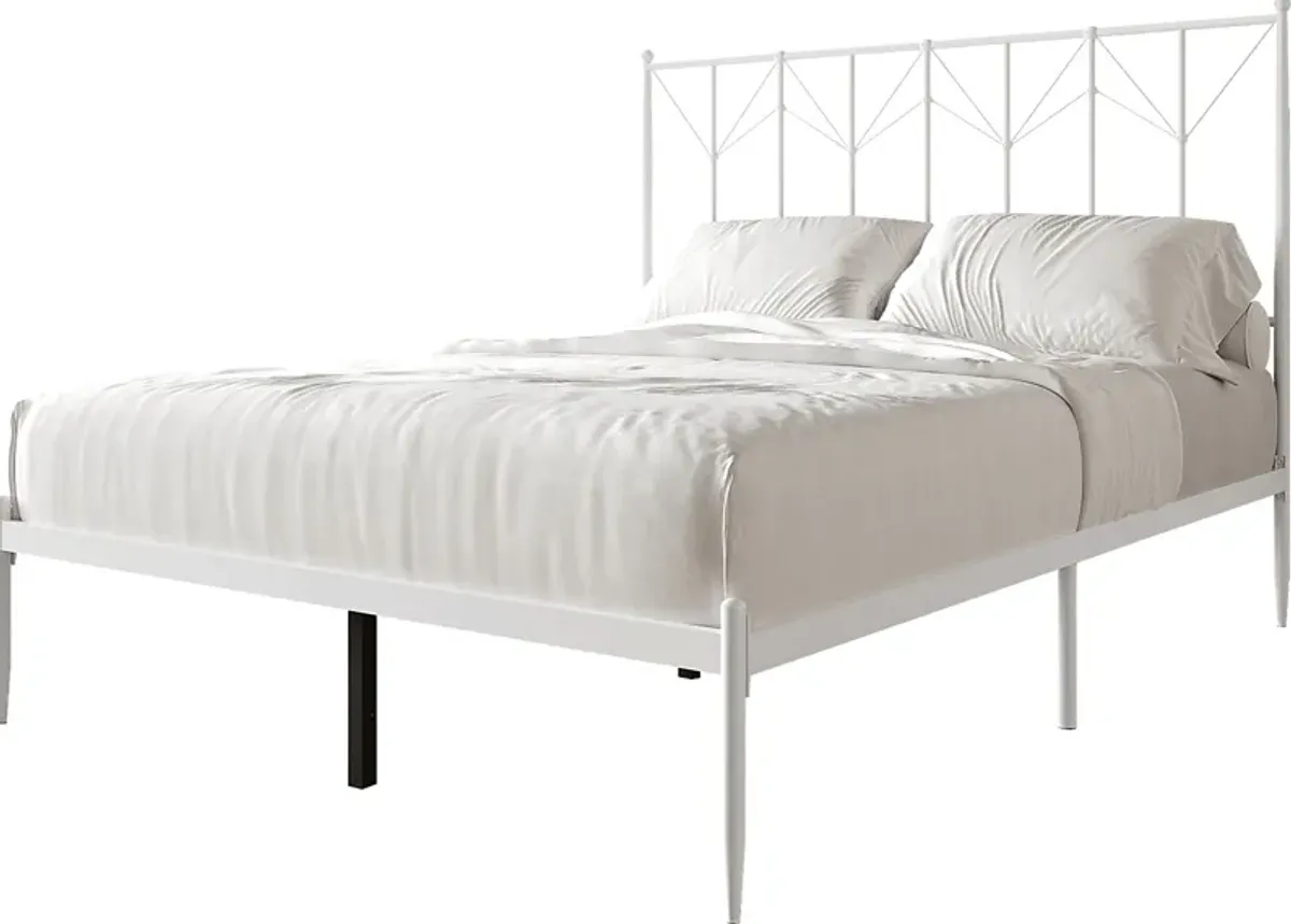 Yewair White Twin Bed