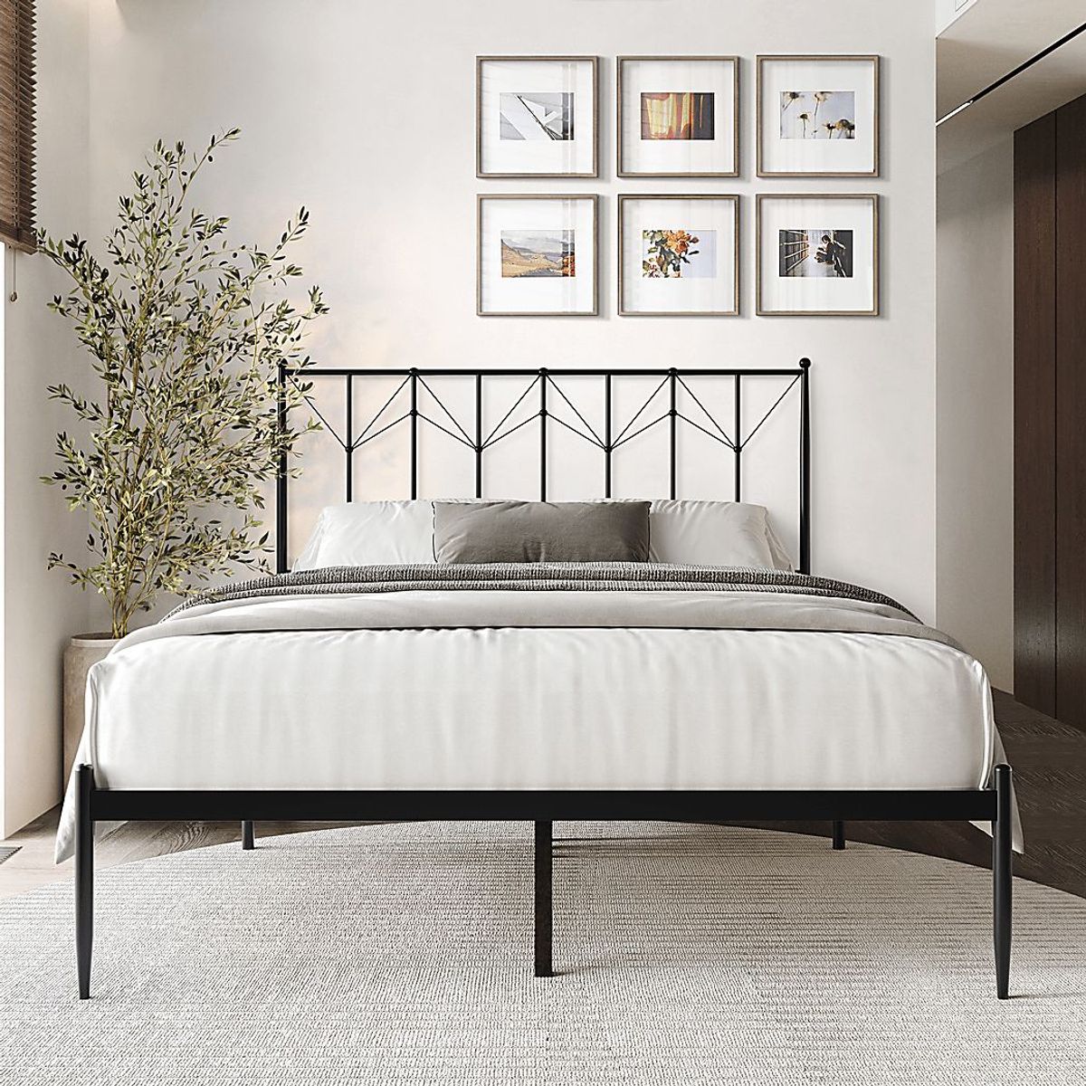 Yewair Black Twin Bed