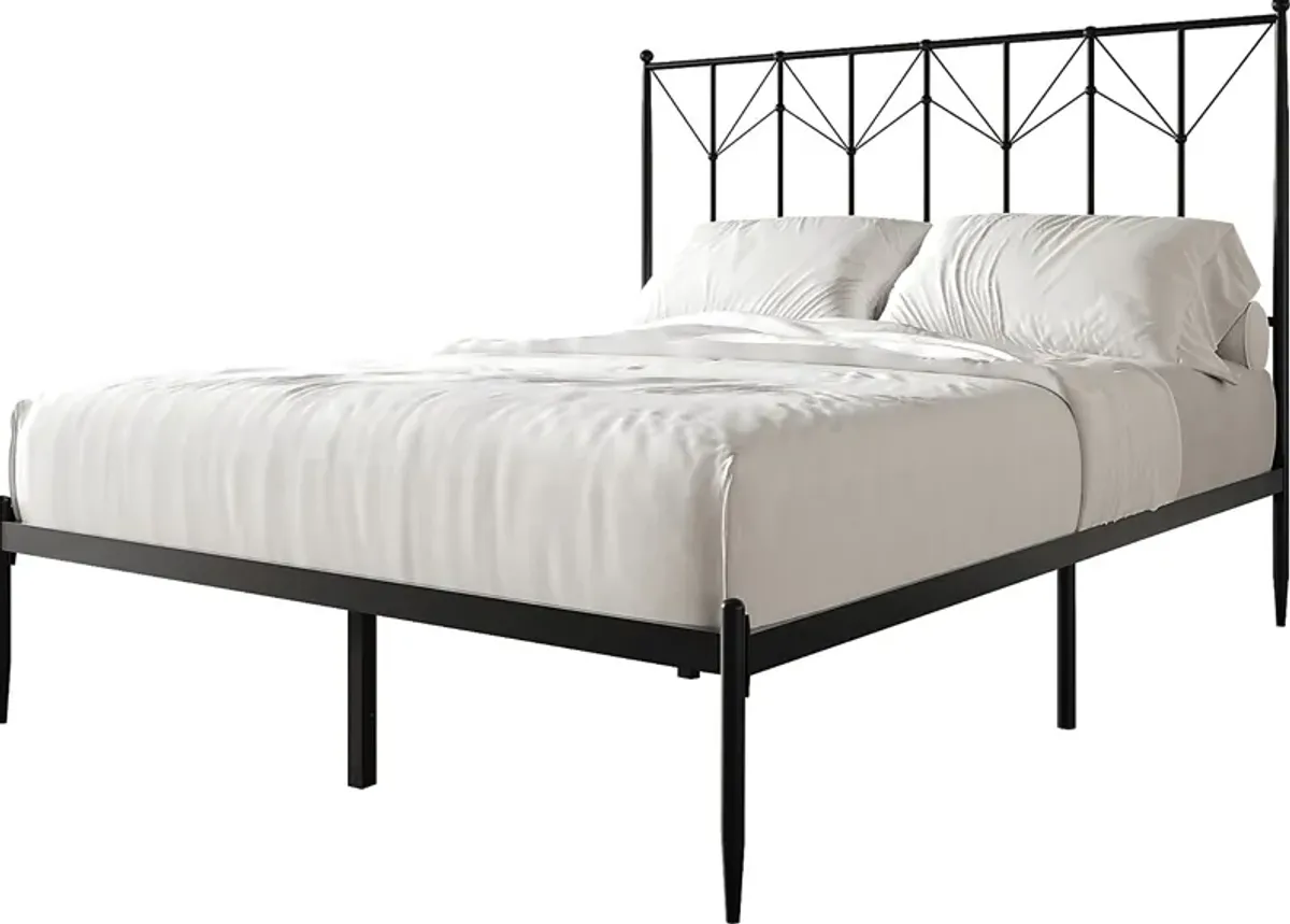 Yewair Black Twin Bed