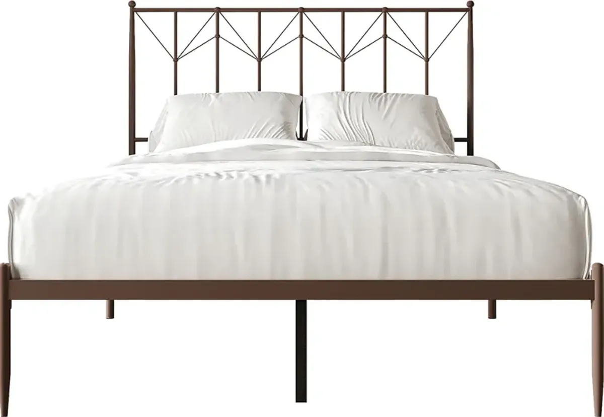 Yewair Brown Twin Bed