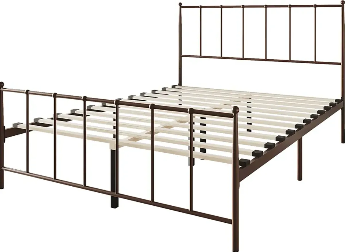 Pixelfly Brown Twin Bed