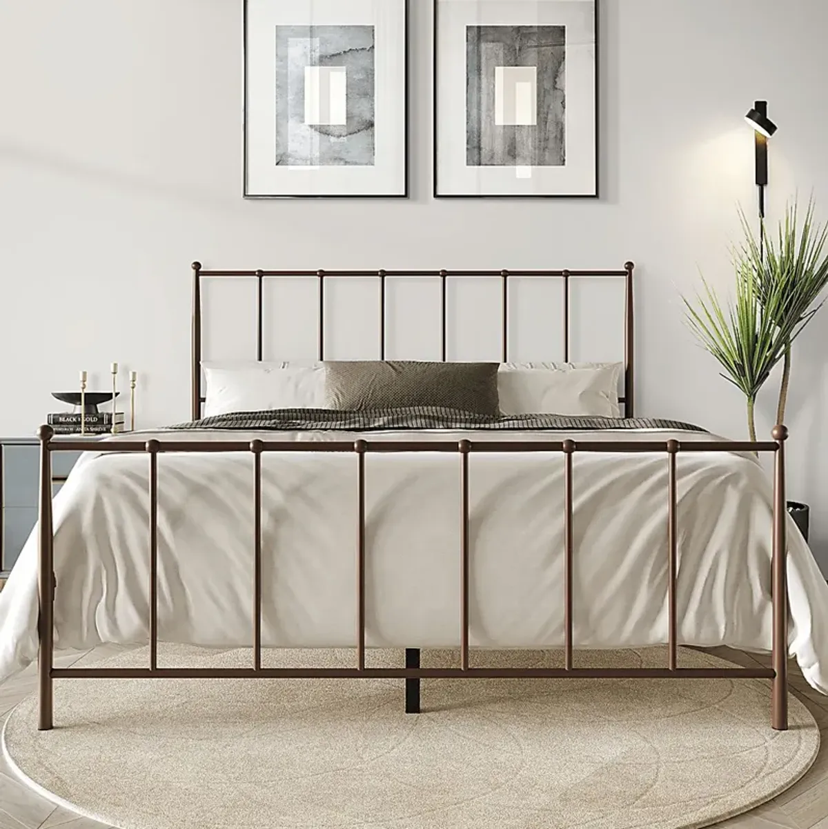 Pixelfly Brown Twin Bed