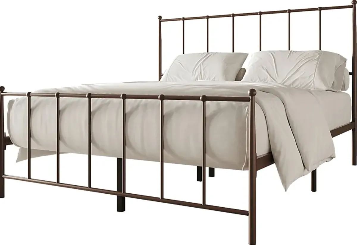 Pixelfly Brown Twin Bed