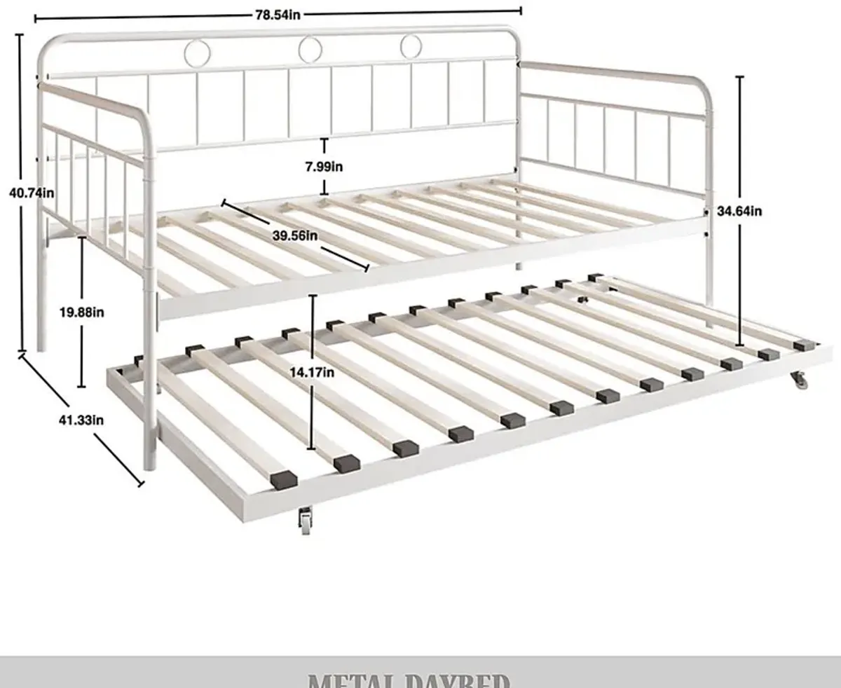 Blossomotors White Daybed