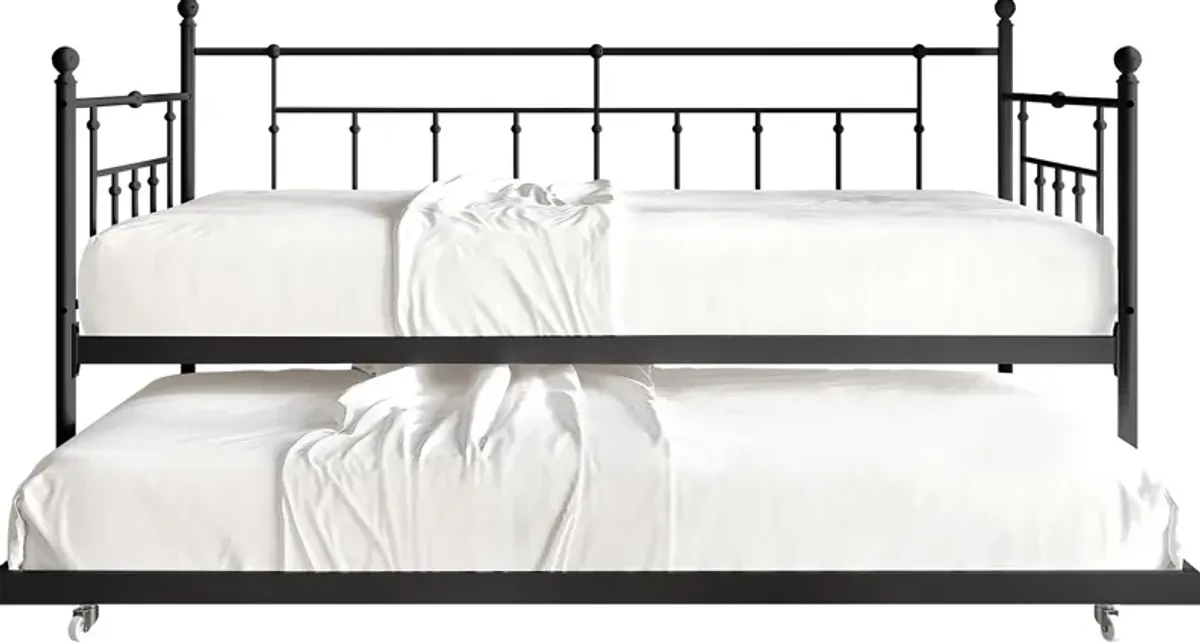 Blossomtube Black Daybed