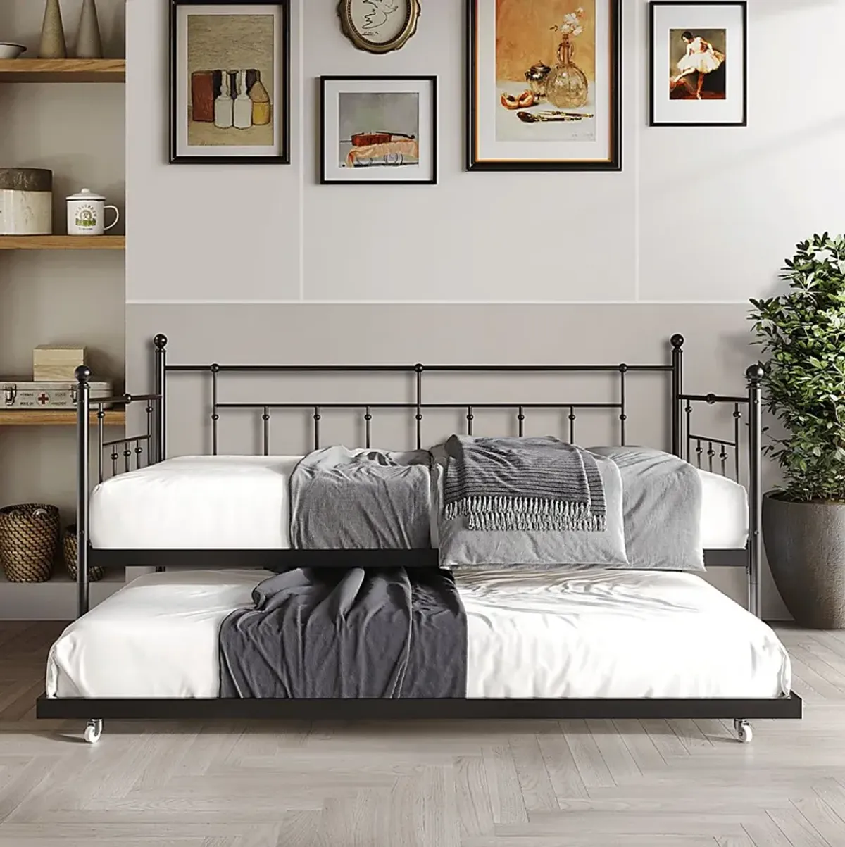 Blossomtube Black Daybed