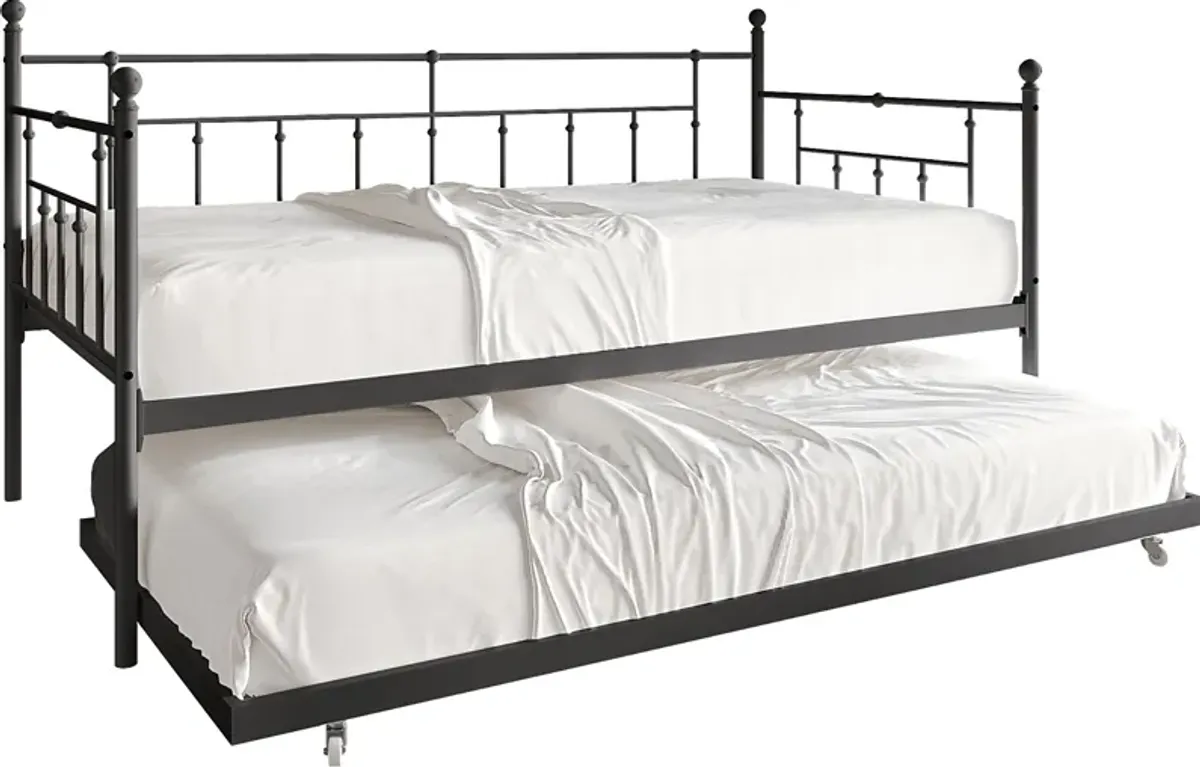 Blossomtube Black Daybed