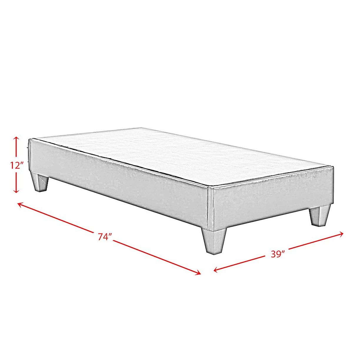 Herbworks Natural Twin Platform Bed