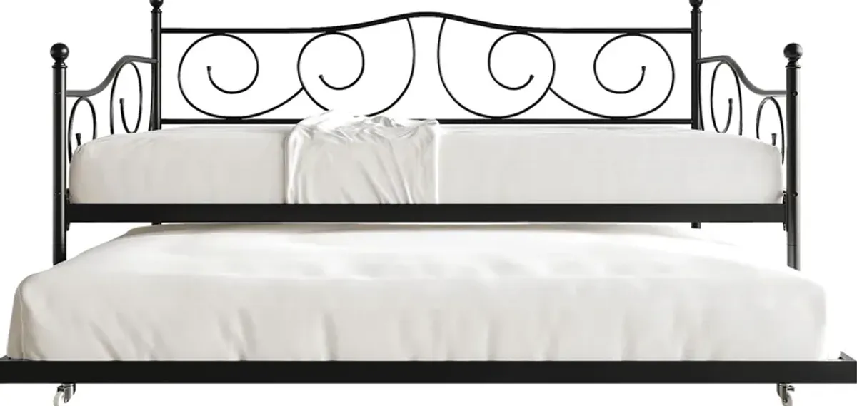 Sawwarers Black Daybed