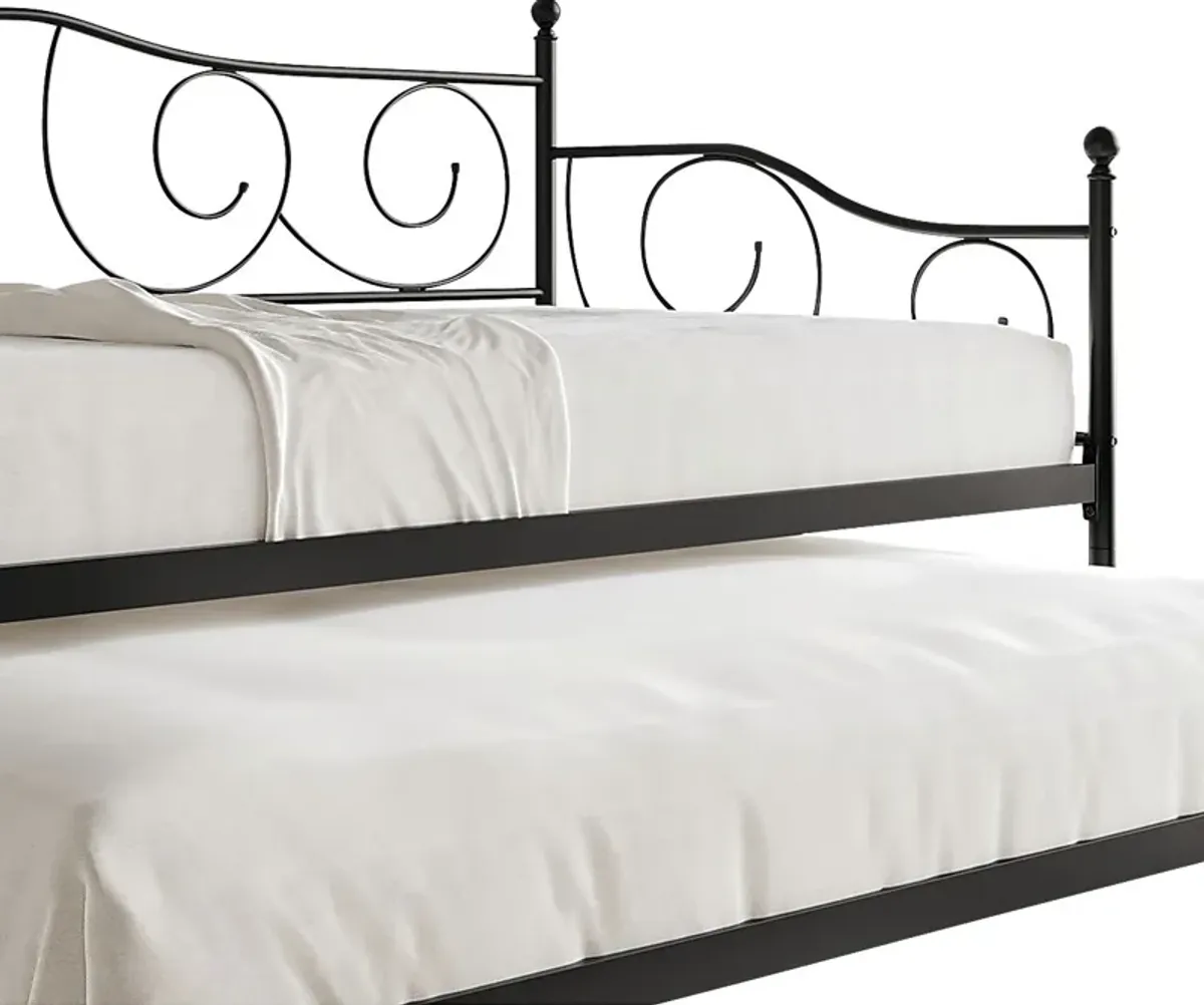 Sawwarers Black Daybed