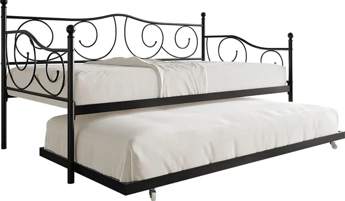 Sawwarers Black Daybed