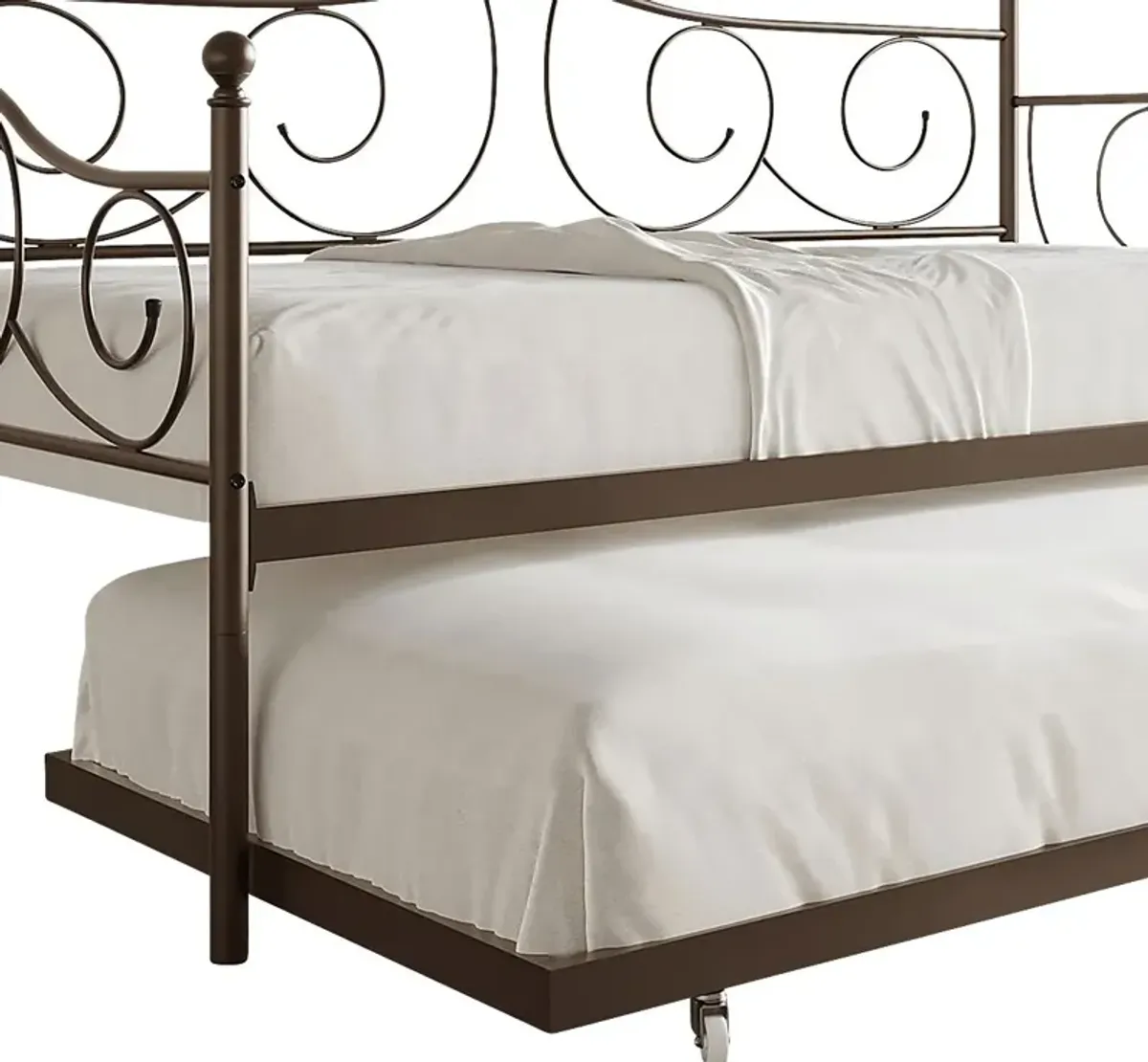 Sawwarers Brown Daybed With Trundle