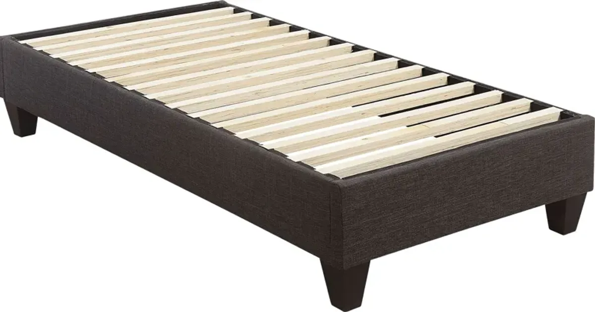 Herbworks Charcoal Twin Platform Bed