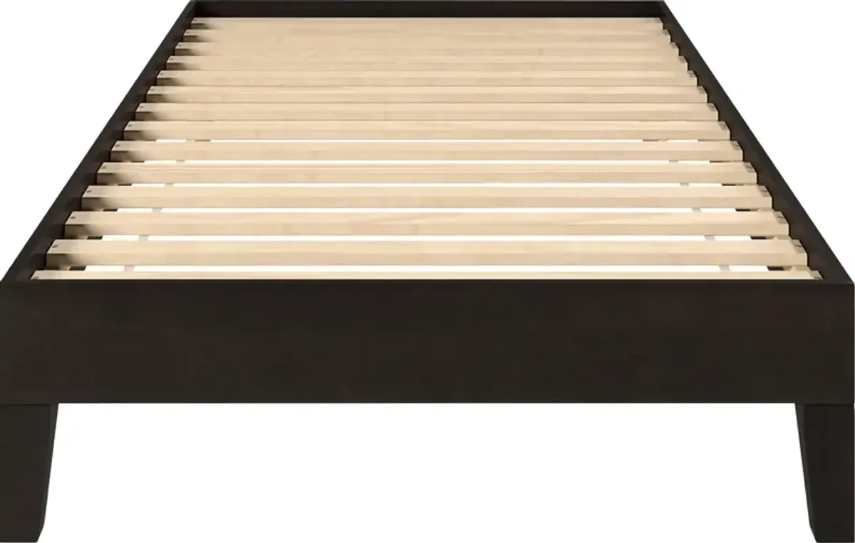 Bonariden Black Twin Platform Bed