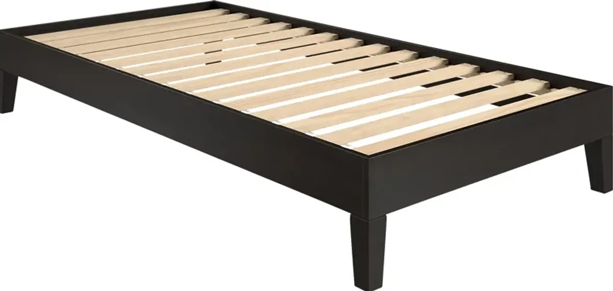 Bonariden Black Twin Platform Bed