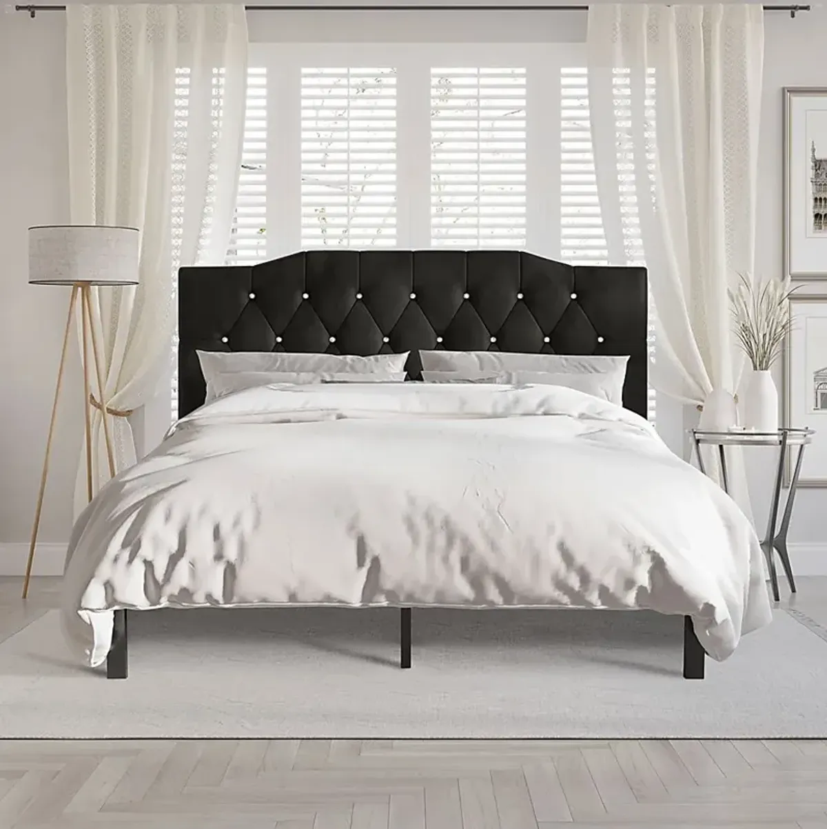 Leveson Black Twin Bed