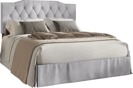 Leveson Light Gray Twin Bed