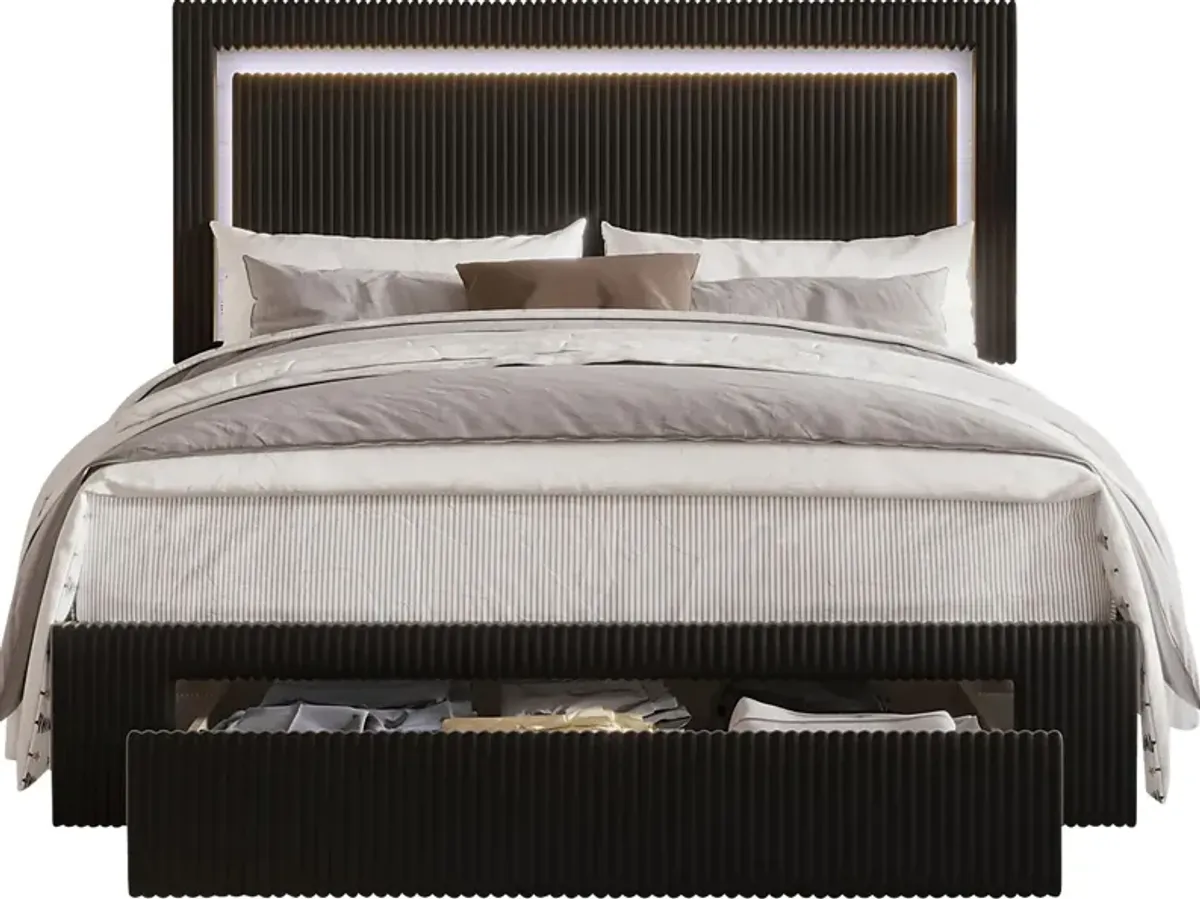 Ligon Black Twin Bed