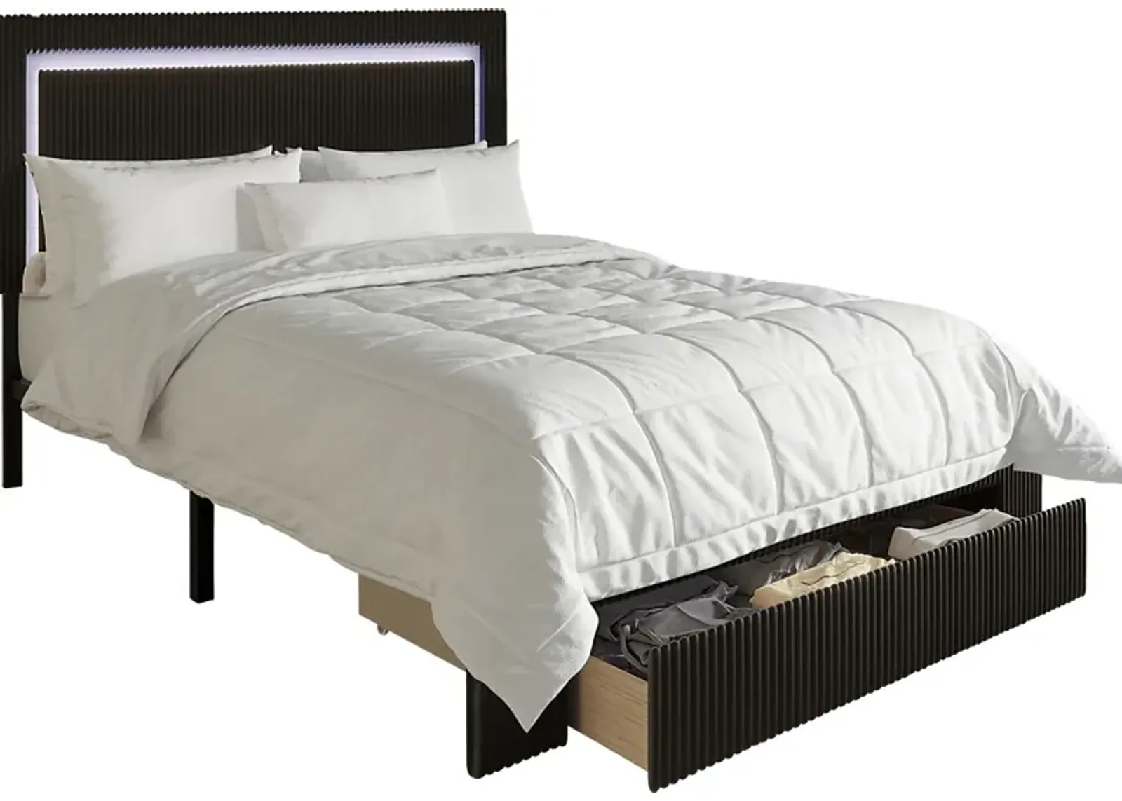 Ligon Black Twin Bed