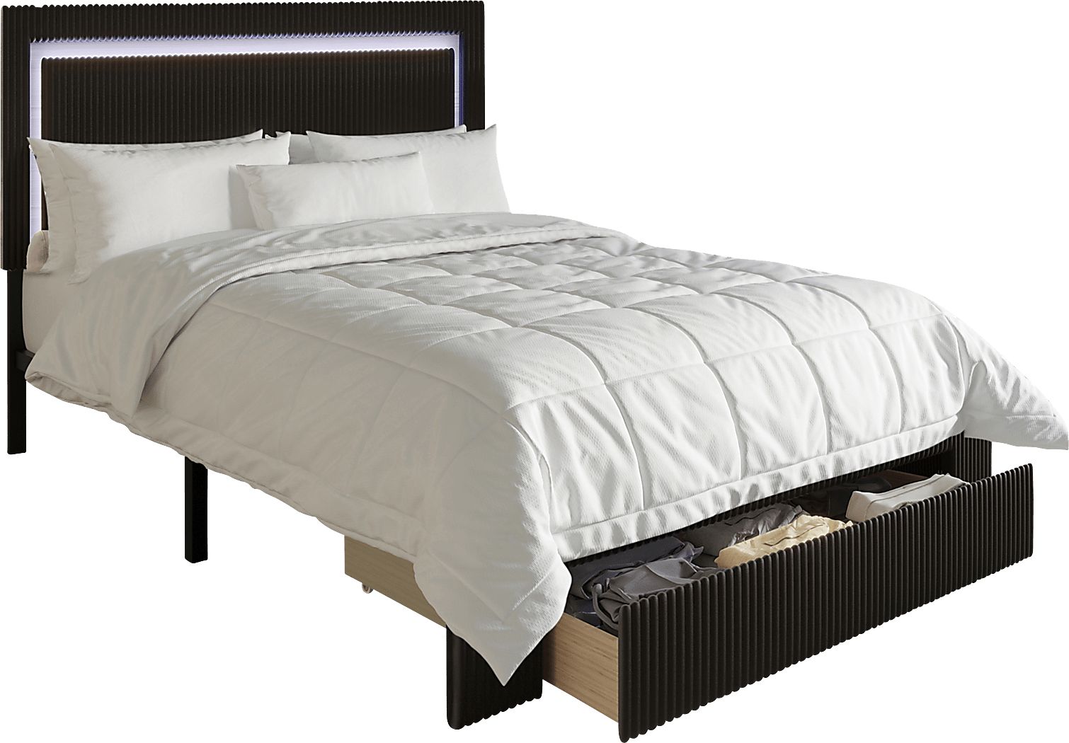 Ligon Black Twin Bed