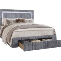 Ligon Gray Twin Bed