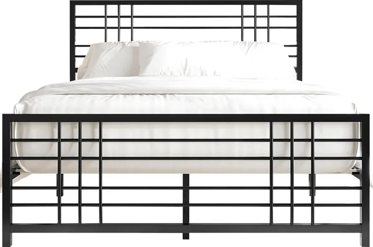 Alpires Black Full Bed