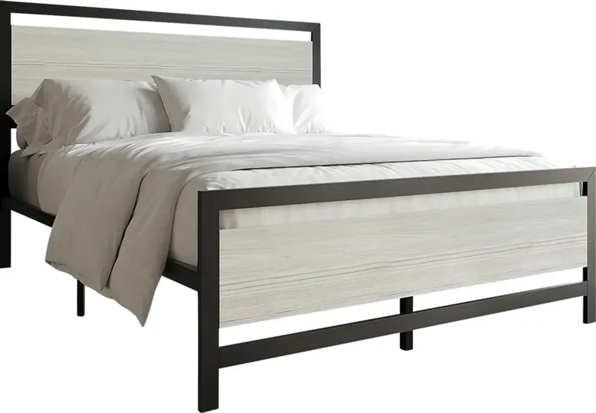 Diamondbite Gray Full Bed