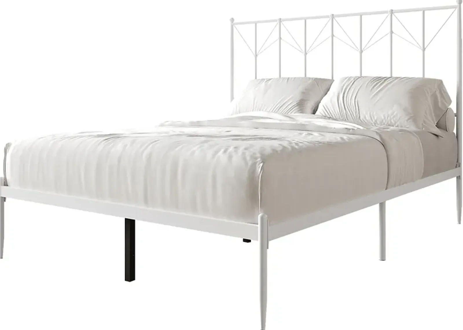 Yewair White Full Bed