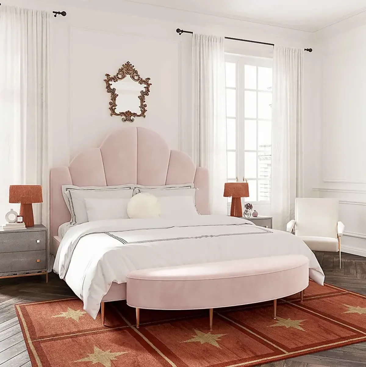 Beaverbrook Blush Full Bed