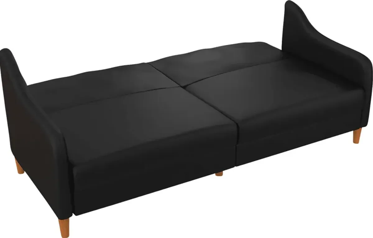 Chinauld I Black Futon