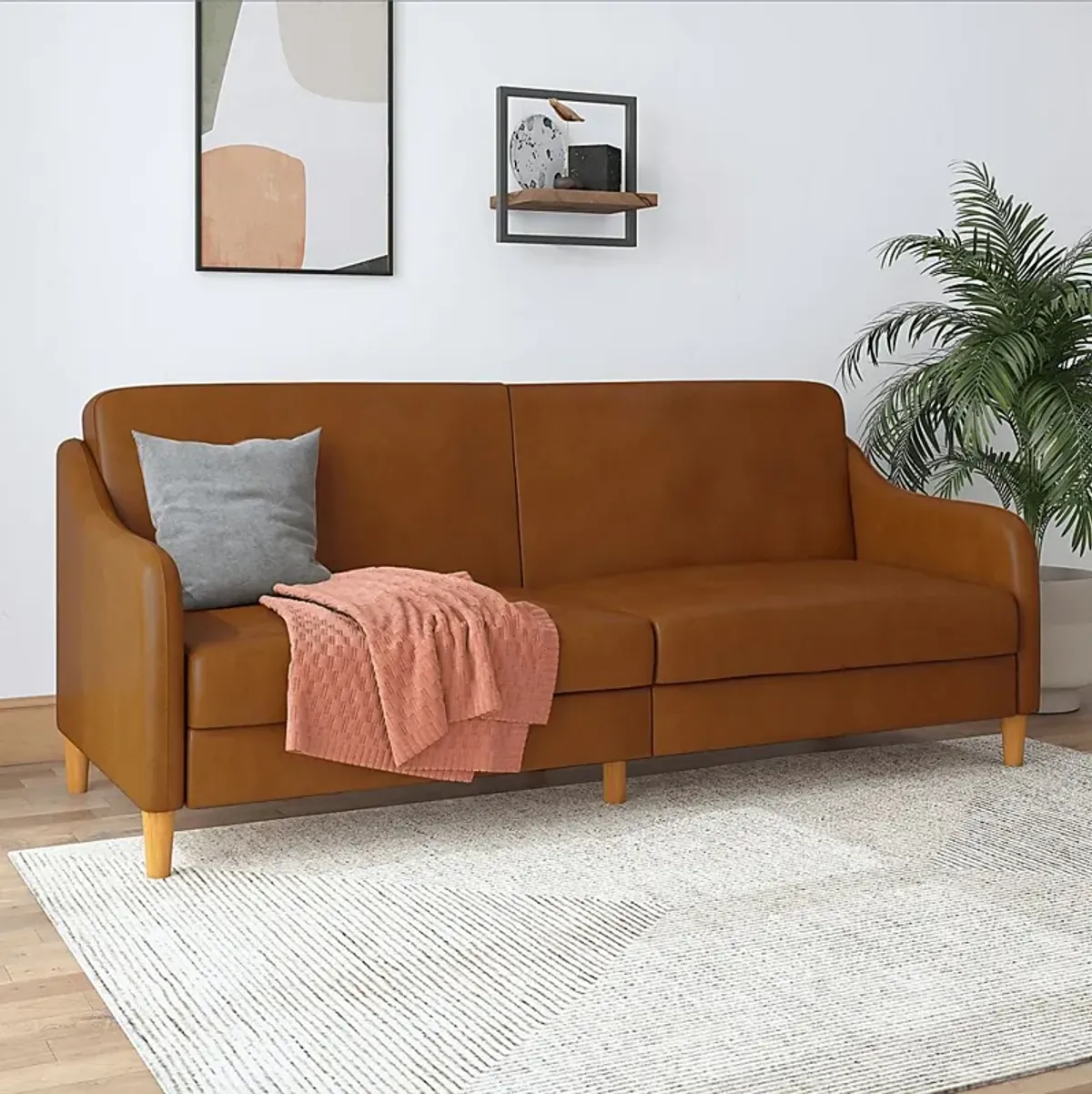 Chinauld I Camel Futon