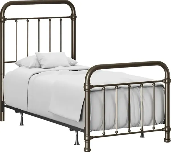 Aileene Bronze Twin Bed