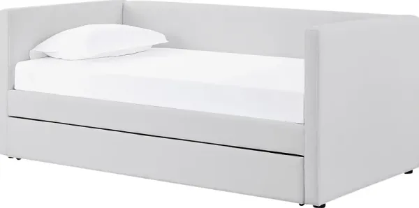 Caulfieldy Gray Twin Daybed with Trundle