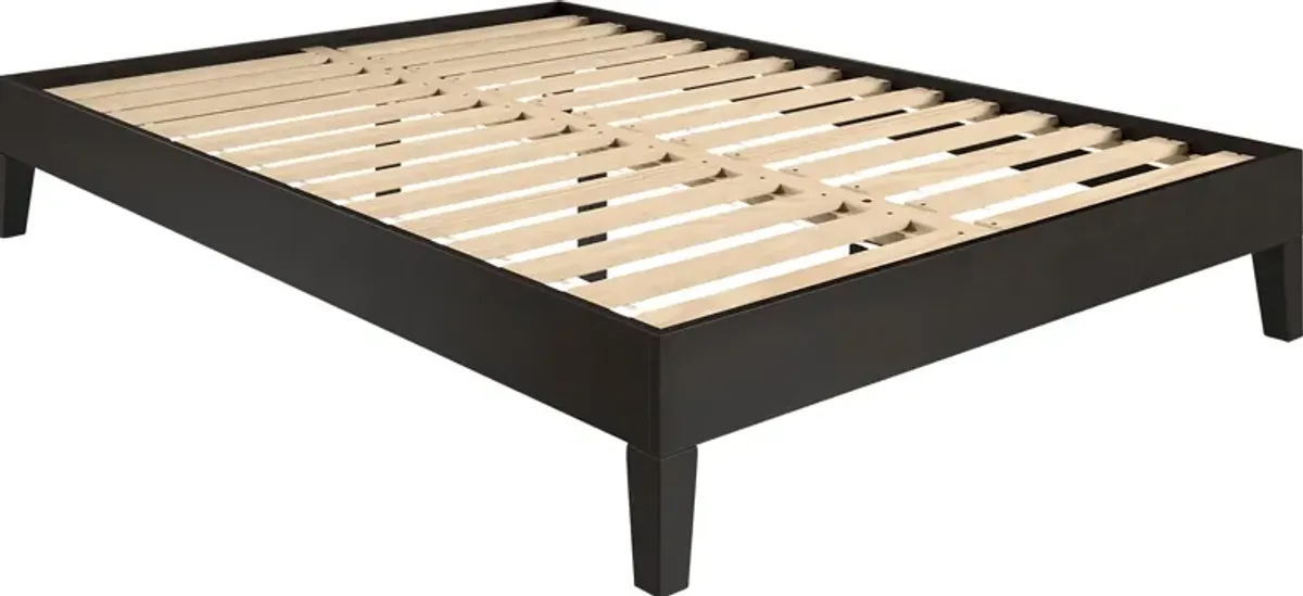 Bonariden Black Full Platform Bed