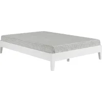 Bonariden White Full Platform Bed