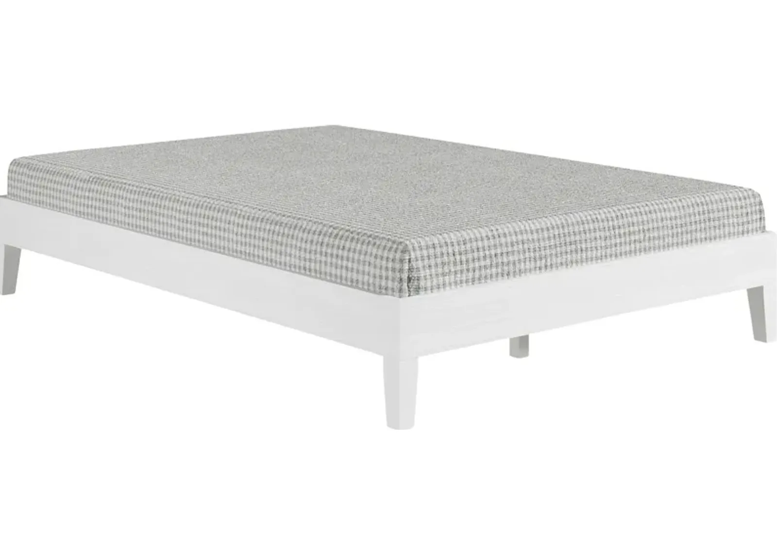 Bonariden White Full Platform Bed