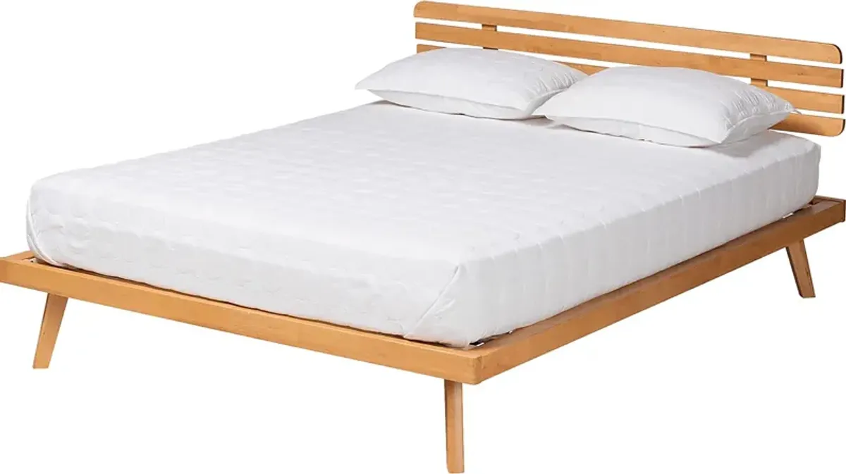 Massaro Brown Full Platform Bed