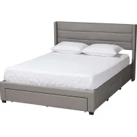 Linnaean Light Gray Full Bed