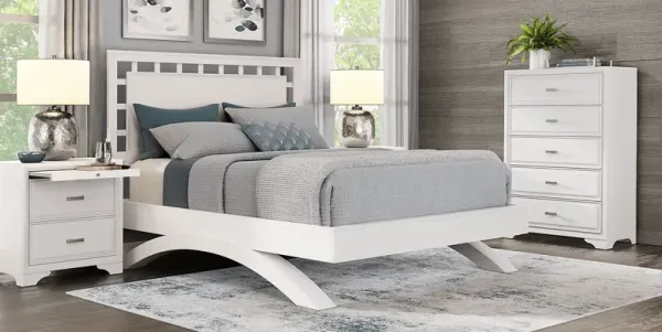 Belcourt White 5 Pc Queen Bedroom