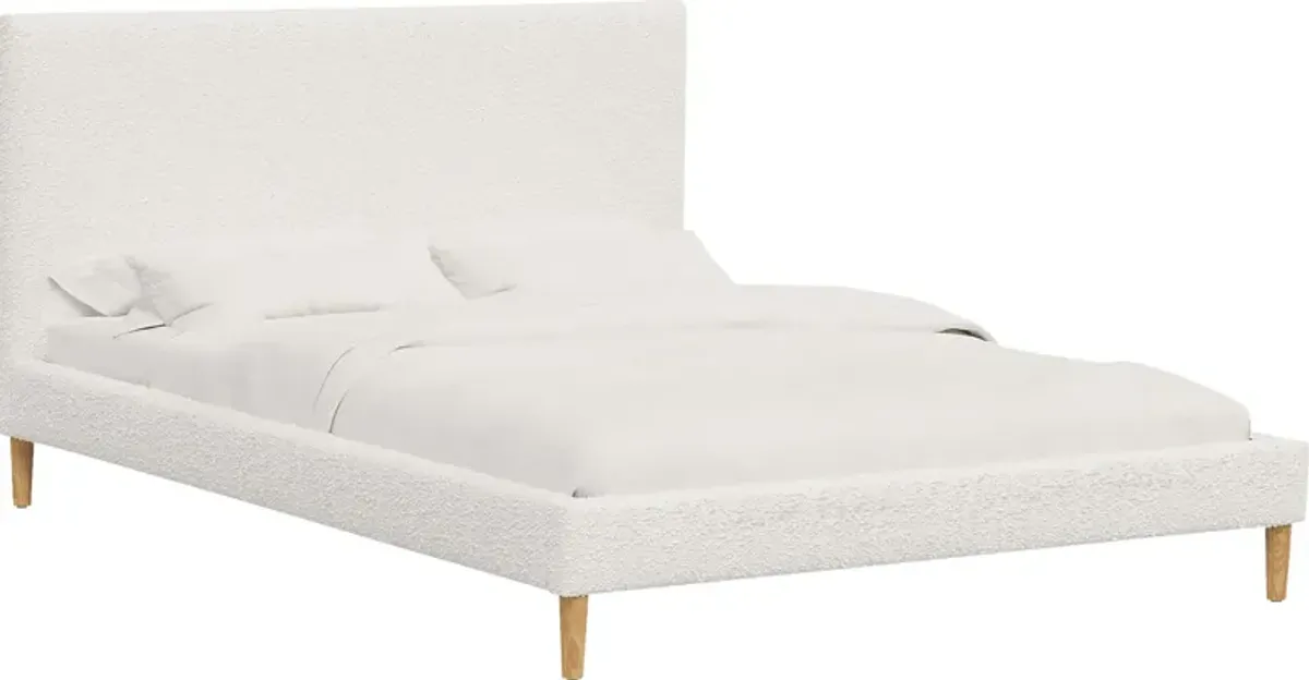Cenwyn Off-White Twin Platform Bed