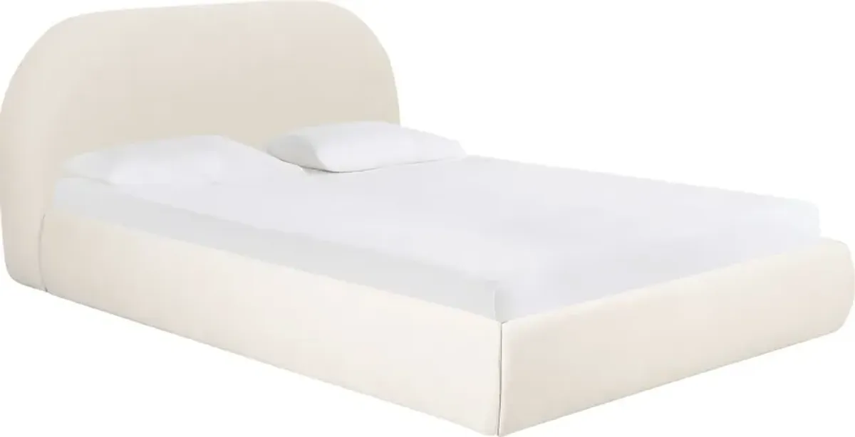 Buremda Cream Queen Bed