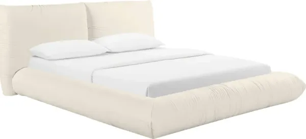 Clifdale Cream Queen Bed