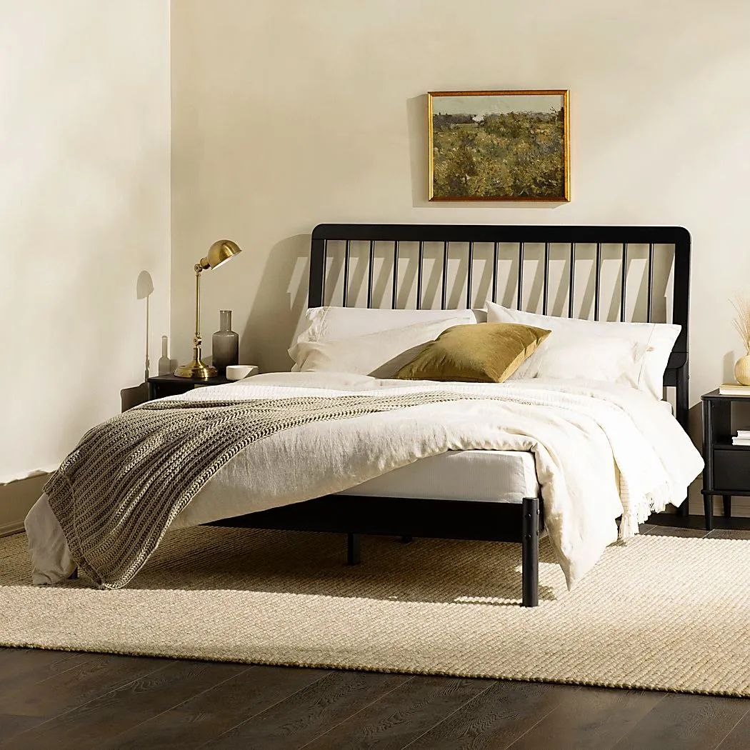 Tellicherry Black Queen Bed