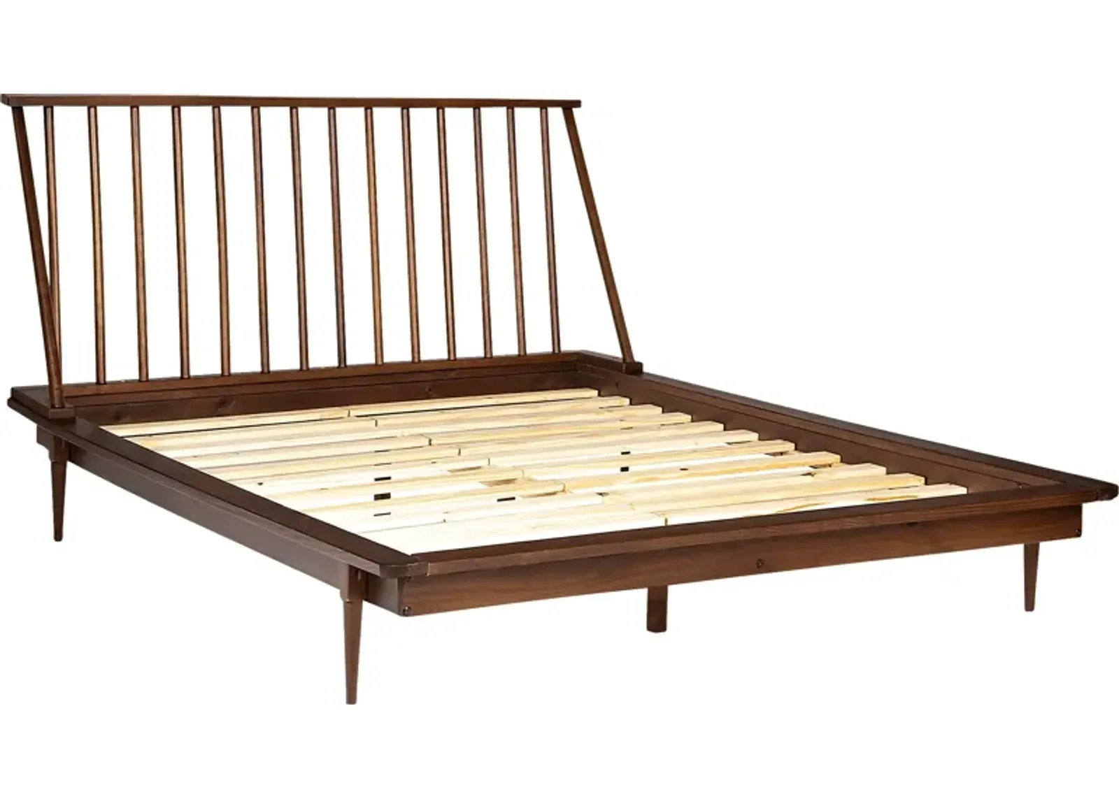 Marblewood Walnut Queen Bed